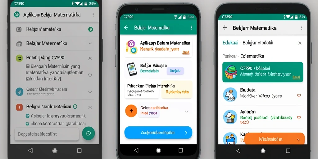 Antarmuka aplikasi C7890 yang interaktif dan user-friendly.