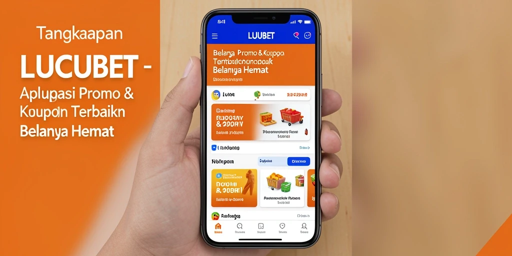 Tampilan antarmuka LUCUBET dengan berbagai promo menarik.