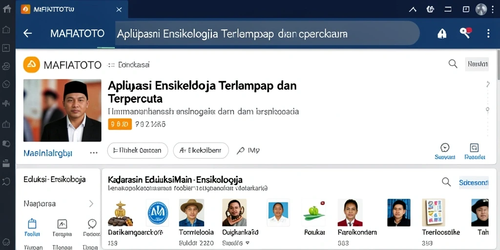 Antarmuka aplikasi MAFIATOTO yang intuitif dan informatif.