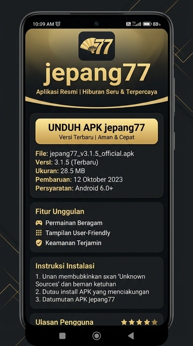 Panduan Unduh dan Instal APK jepang77 untuk Android